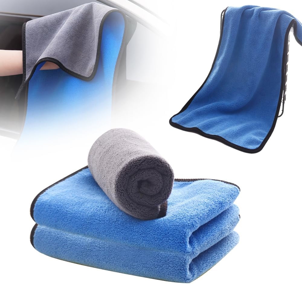 Double Sided Microfiber Absorbent Towel, 2024 Microfiber Car Drying