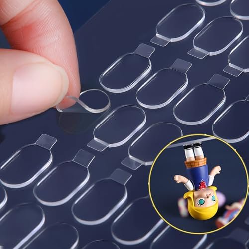 Double Sided Mounting Putty dots 0.31 inch x 0.52 inch Clean Removable for Party Decorations Picture Crafts Holiday Party (100pc)