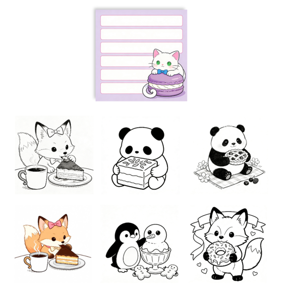 Double-Sided No-Repeat Sticky Notes (100 Pcs) - Original Unique ...