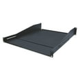 thumbnail image 1 of Double-Sided Non-Vented Adjustable Shelf, 2U, 19" x 18"D, Black, 1 of 1