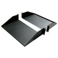 thumbnail image 1 of Double-Sided Non-Vented Divided Shelf, 2U, 19" x 25"D, Black, 1 of 1