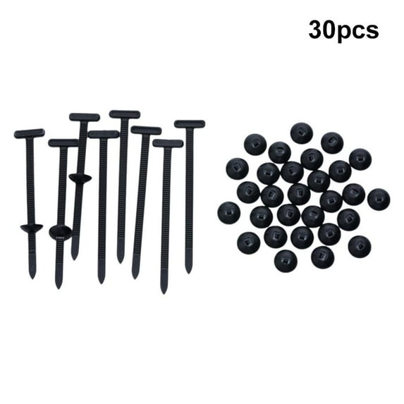 Double-Sided Nylon Universal Cable Tie Buckle - New Multifunctional Nylon Zip Ties with Pin & Button Design Plastic Cable Ties Tool Fasteners Car Body UV Resistant Zipties for Car Daily Repair