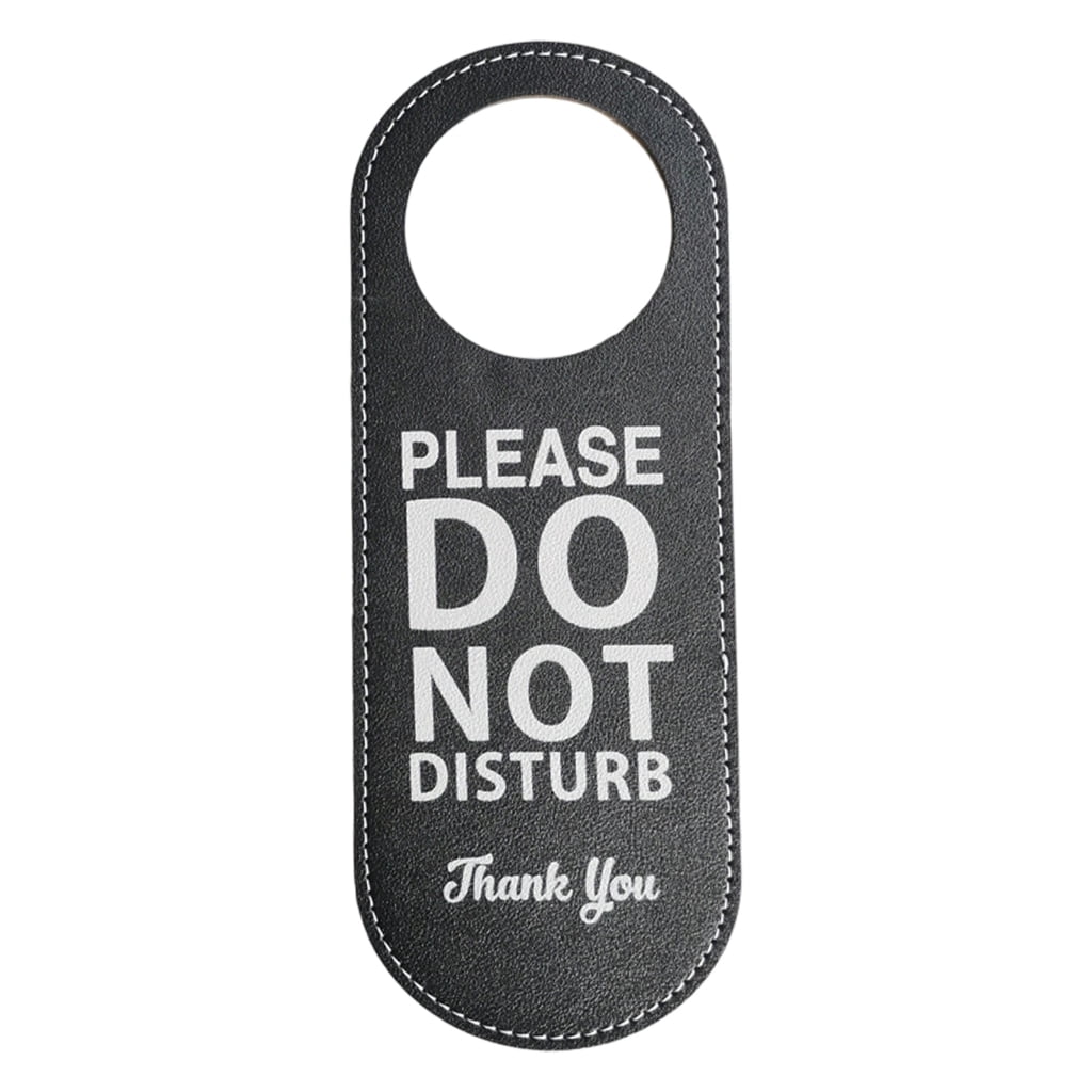Double Sided Office Door Sign Do Not Disturb Knock Please Hanging Sign ...