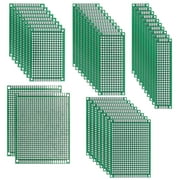 Double-Sided PCB Board Printed Circuit Boards Kit 5 Sizes Prototyping Board 36pcs
