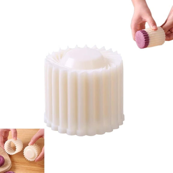 Double-Sided Pastry Mold, 2-in-1 ABS Food-Grade DIY Mooncake Dessert Press Tool