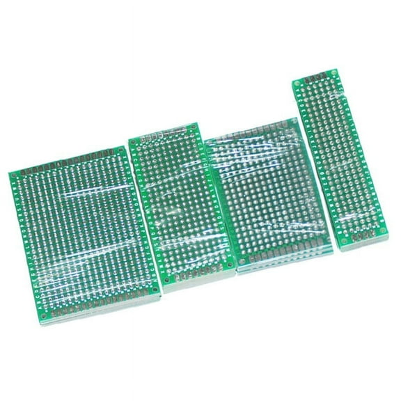 Double-Sided Pcb Protoboard Circuit Board Stripboard Solderless Breadboard Set Smile Home
