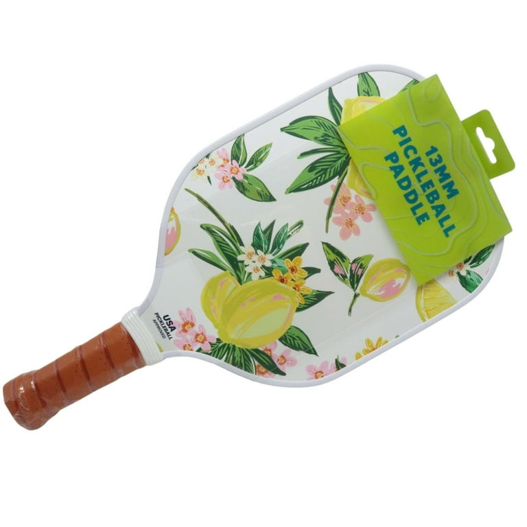 Sakar Double Sided Pickleball Paddle, Lemon Pink Design