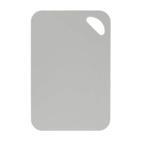 Double-Sided Plastic Cutting Board Set, 3-Pack BPA-Free Non-Slip Chopping Boards with Juice Grooves, Dishwasher Safe Kitchen Cutting Mats ( Gray )