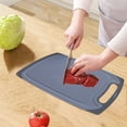 thumbnail image 1 of Double-Sided Plastic Cutting Board for Kitchen, 32.7x20cm Size, Non-Slip Feet, Dishwasher Safe, for Meat, Vegetables, or Charcuterie, 1 of 7