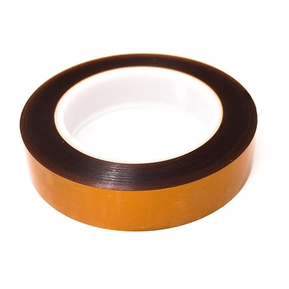 Double Sided Polyimide Tape, 1 Mil Thick, 1 Inch Wide x 36 Yards Long, Silicone Adhesive on Both Sides, 3 Inch , RoHS and REACH Compliant