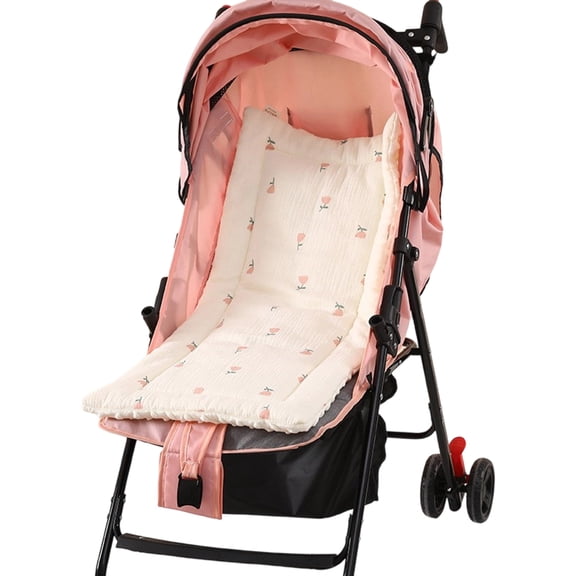 Double Sided Pram Insert for Baby Seat Breathable and Soft Strollers Cart Cushion Pad for Pushchairs and Buggies