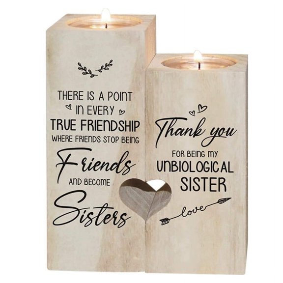 Double-Sided Printed Candle Holder- Candle Birthday