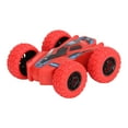 Double Sided Pull Back Car Friction Powered 4 Big Tires 360 Degree