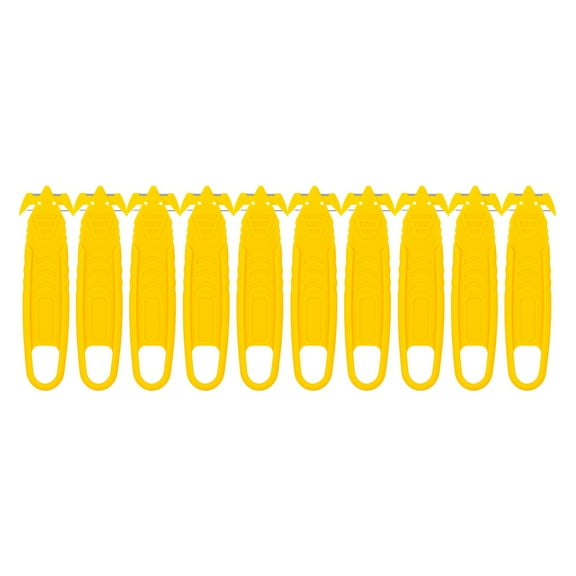 Double-Sided Recessed Concealed Safety Box Cutter T Knife,Stainless Steel Package Opener With Comfortable T-Shape Grip,Lightweight Portable Utility Knife For Opening Boxes And