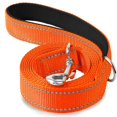thumbnail image 1 of Double-Sided Reflective Dog Leash, 6 FT/5 FT/4 FT, Padded Handle Nylon Heavy Duty Leashes for Medium & Large Dogs Walking, Red, 1 of 6