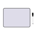 thumbnail image 1 of Double-Sided Reusable Mini Whiteboard 9x12" with Marker, Portable Dry Erase Board for Home Messages , Office To-Do Lists, School Notes, Live Commentary,Black, 1 of 6