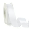 thumbnail image 1 of Double Faced White Satin Ribbon,1” x Continuous 25 Yards,Use for Bows Bouquet,Gift Wrapping,Floral Arrangement, 1 of 3