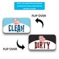 thumbnail image 1 of Double Sided Reversible Dishwasher Magnet Clean Dirty Sign, Waterproof Kitchen Status Indicator Fridge Magnet, Home Decor Sticker, 1 of 2