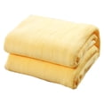 thumbnail image 1 of Double Sided Reversible Flannel Blanket For Sofa Bed, Ultra Soft Lightweight Throw For Adult Couch, Cozy Warm Blanket For Home Office Nap, 150x200cm, 1 of 9