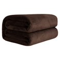 thumbnail image 1 of Double Sided Reversible Flannel Blanket For Sofa Bed, Ultra Soft Lightweight Throw For Adult Couch, Cozy Warm Blanket For Home Office Nap, 150x200cm, 1 of 9