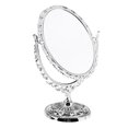 thumbnail image 1 of Double-Sided Rotating 360 degree Makeup Cosmetic Mirror Oval Free Standing Mirror -, 1 of 8