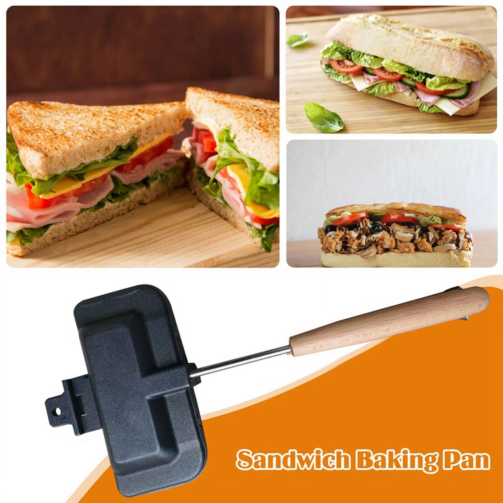 Waffle Bread Toast Double Side Frying Pan main image 0