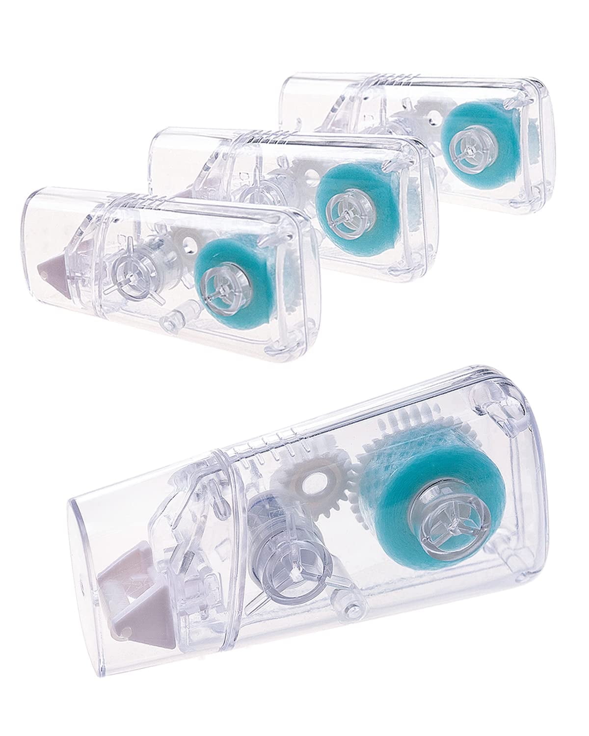 Double Sided Scrapbook Glue Tape 4 Packs, Mini Permanent Adhesive Runner Tape Roller, Glue