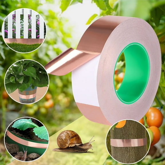 Double Sided Self-adhesive Copper Foil Tape, 20m Roll, Shielding Conductive Emi Rf Protection, Strong Adhesive for Electronics Repair, Heat Dissipation for Circuit Boards and Diy Electrical