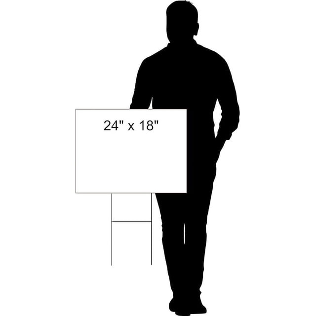 Double Sided Sign Flowers For Sale Yard Sign ROAD SIGN With Stand