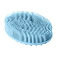 thumbnail image 1 of Double Sided Silicone Bath Brush, Multifunctional Body Scrubber & Scalp Shampoo Massager, Soft Gentle Cleaning Brush for Adults Kids Household Shower Use, 1 Pc, 1 of 9