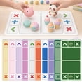 thumbnail image 1 of Double Sided Silicone Kids Toy Trading Mat with Decline Add Accept Trade Zones for Pop Fidget Trading Game Tabletop Playmat, Sky Blue, 1 Pack, 1 of 10