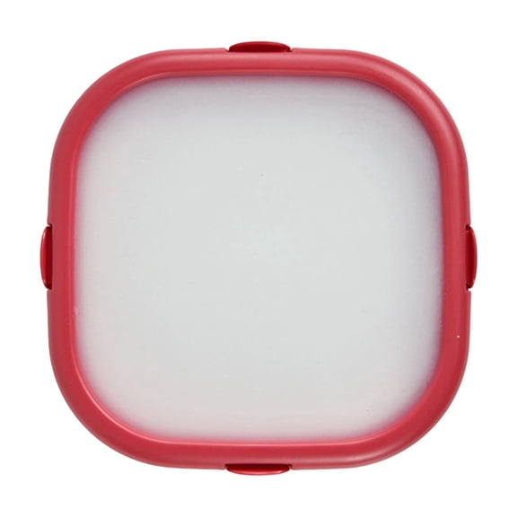 Double-Sided Silicone Sandwich Box for Lunch and Fruit Storage, Microwavable Reusable Food Container with Fresh-Keeping Design, Portable Bento Box for Travel Red