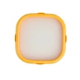 thumbnail image 1 of Double-Sided Silicone Sandwich Box for Lunch and Fruit Storage, Microwavable Reusable Food Container with Fresh-Keeping Design, Portable Bento Box for Travel Yellow, 1 of 5