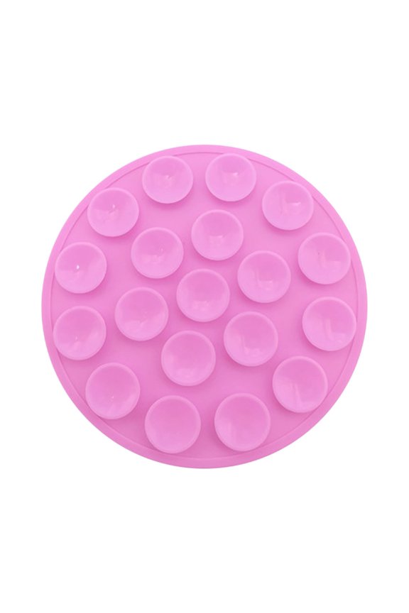 Double-Sided Silicone Suction Cup Phone Stand With 19 Suction Points, Flexible Rotating Mount For Glass Tile Mirror Car Dashboard, Ultra-Light Portable Hands-Free Holder For Selfie Video