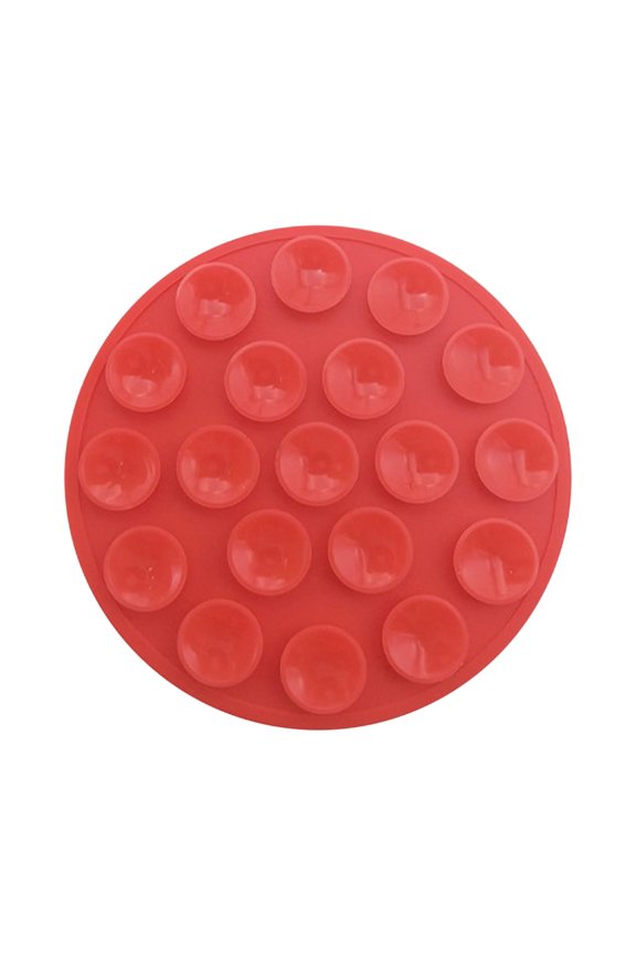 Double-Sided Silicone Suction Cup Phone Stand With 19 Suction Points, Flexible Rotating Mount For Glass Tile Mirror Car Dashboard, Ultra-Light Portable Hands-Free Holder For Selfie Video