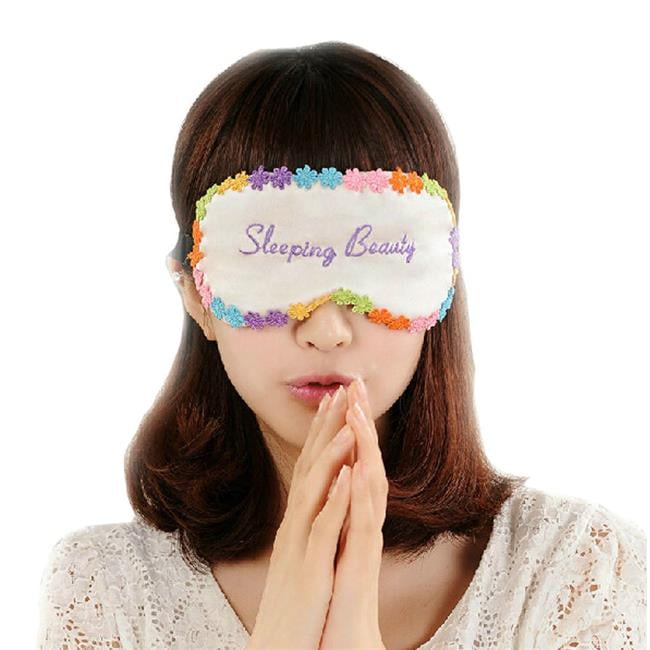 Double Sided Silk Eyeshade Beautiful Soft Sleep Eye Mask