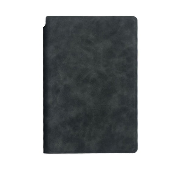 Double-Sided Small White Board Dry Erase,9.5'' x 6.3'' Leather Hardcover FoldableWhiteboard Notebook,Reusable Mini Handheld Board for Study Daily Notes,Home,Office and Travel(Black)