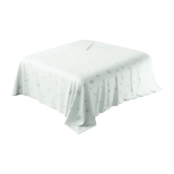 Double-Sided Soft Breathable Summer Cooling Sheet for Hot Nights Temperature-Regulating Fabric Machine Washable
