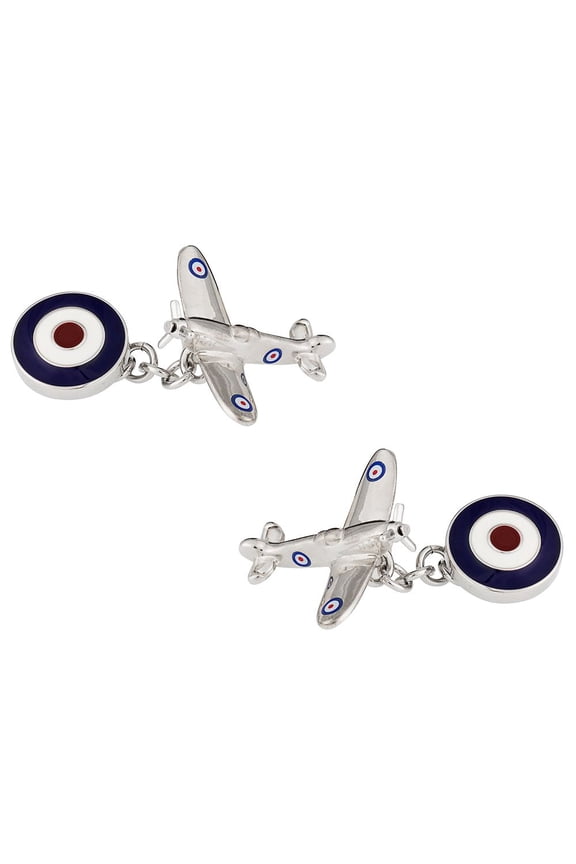 Double Sided Spitfire Cufflinks