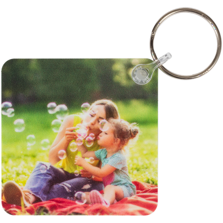 Double-Sided Square Key Chain