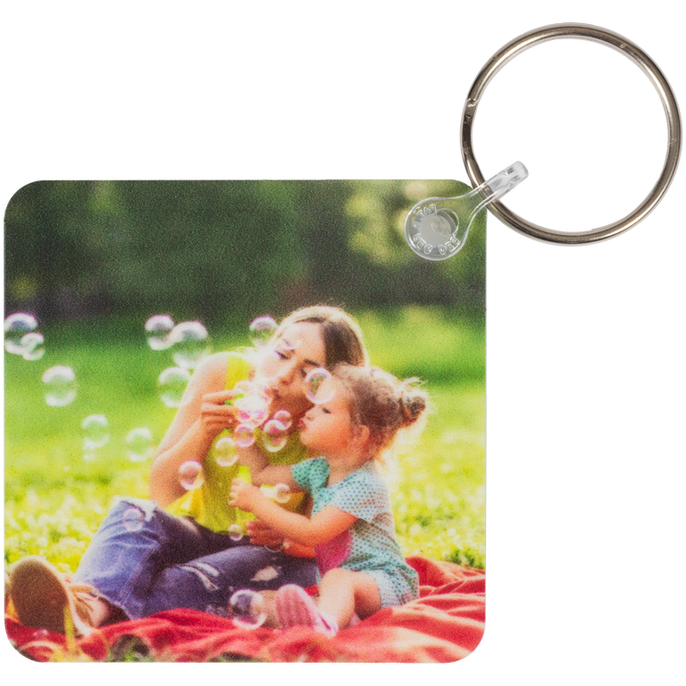 Double-Sided Square Key Chain - Walmart.com