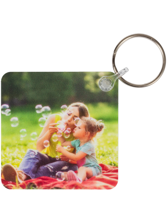 Double-Sided Square Key Chain
