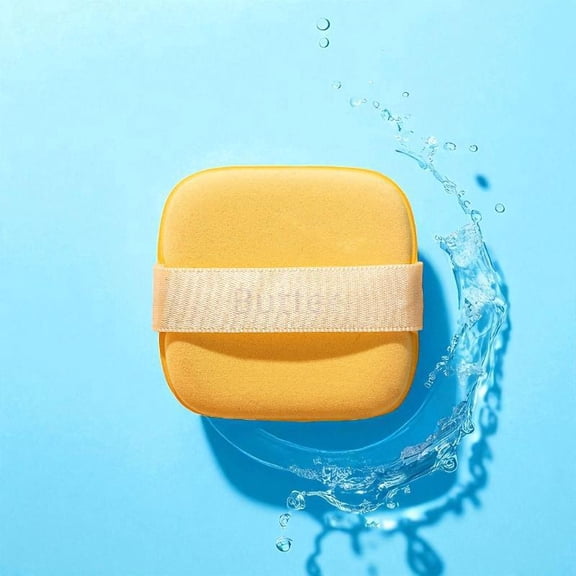 Double Sided Square Makeup Sponge Puff For Dry Wet Use Beauty Blender Powder Compact Travel