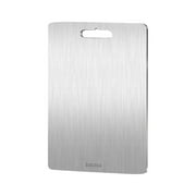 Double-Sided Stainless Steel Chopping Board - Cutting Board Thickened Rolling Household Chopping Board Case Plate for Home Kitchen