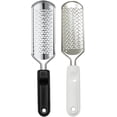 thumbnail image 1 of Double-Sided Stainless Steel Foot File for Dead Skin, 2 Pack Callus Remover and Scrubber, 1 of 9