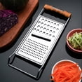 thumbnail image 1 of Double Sided Stainless Steel Graters, 11 Inch Foldable Metal Kitchen Tools, Multi Functional Zesters for Potatoes and Cheese Prep, 1 of 7