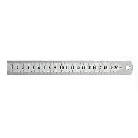 Double Sided Stainless Steel Straight Ruler Metal Scale Precision Measuring Hand Tool Stationery Drafting Accessory