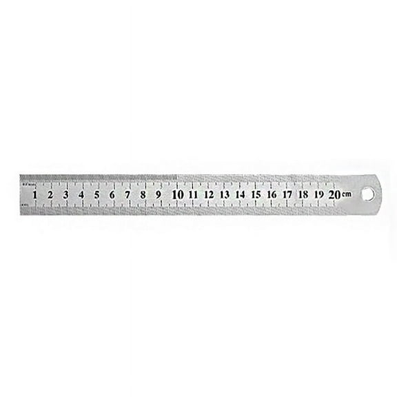 Double Sided Stainless Steel Straight Ruler Metal Scale Precision Measuring Hand Tool Stationery Drafting Accessory