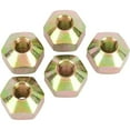 thumbnail image 1 of Double Sided Steel Lug Nut 7/16 RH Fine Thread, Double Taper, 5pc, 1 of 6