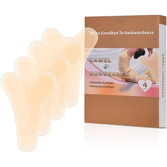 Y Shape Camel Concealer,Reusable Camel Cover,Seamless Camel Hider,Anti Camel Silicone Insert, 4Pack